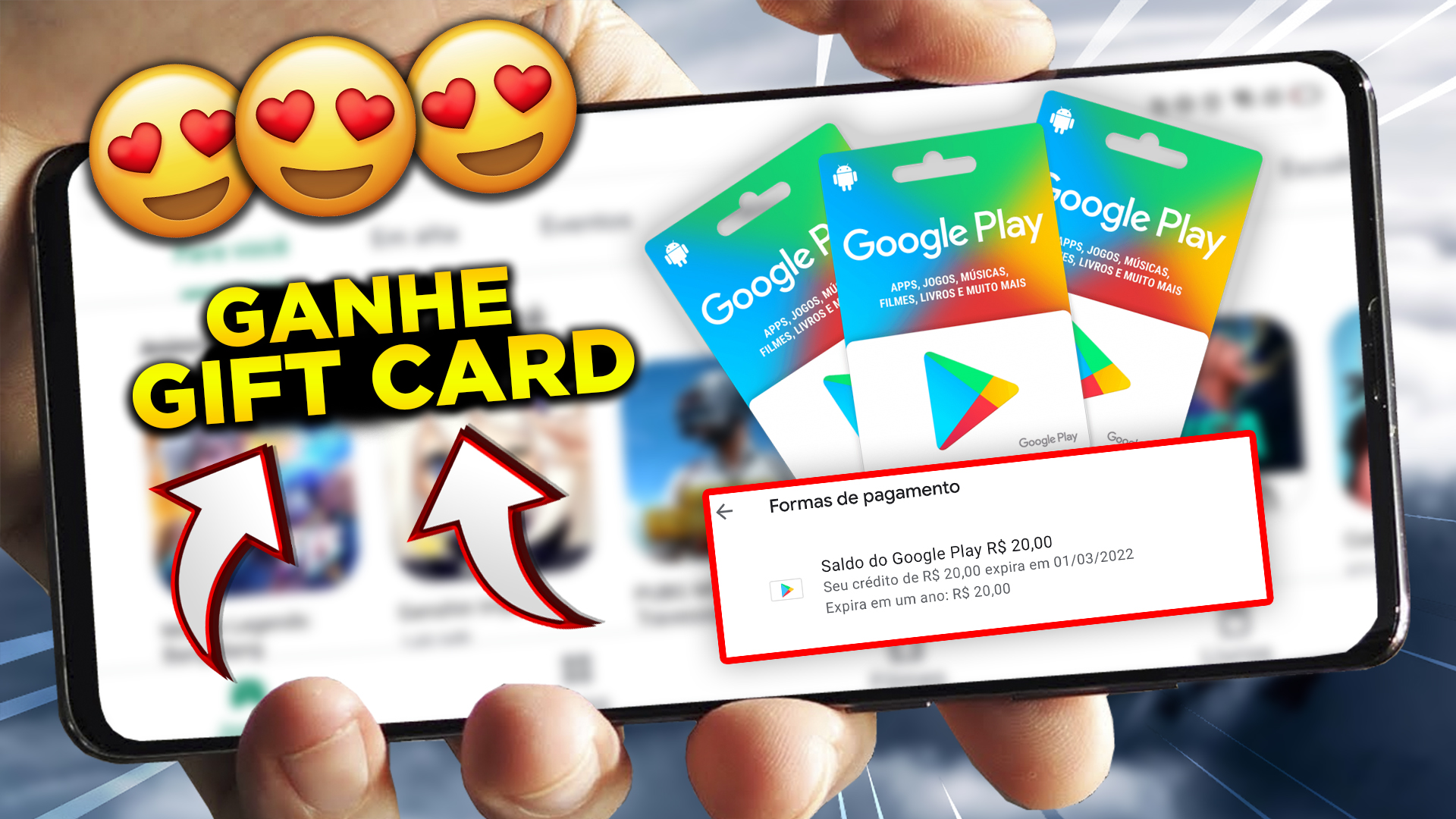 comprar gift card play store com paypal